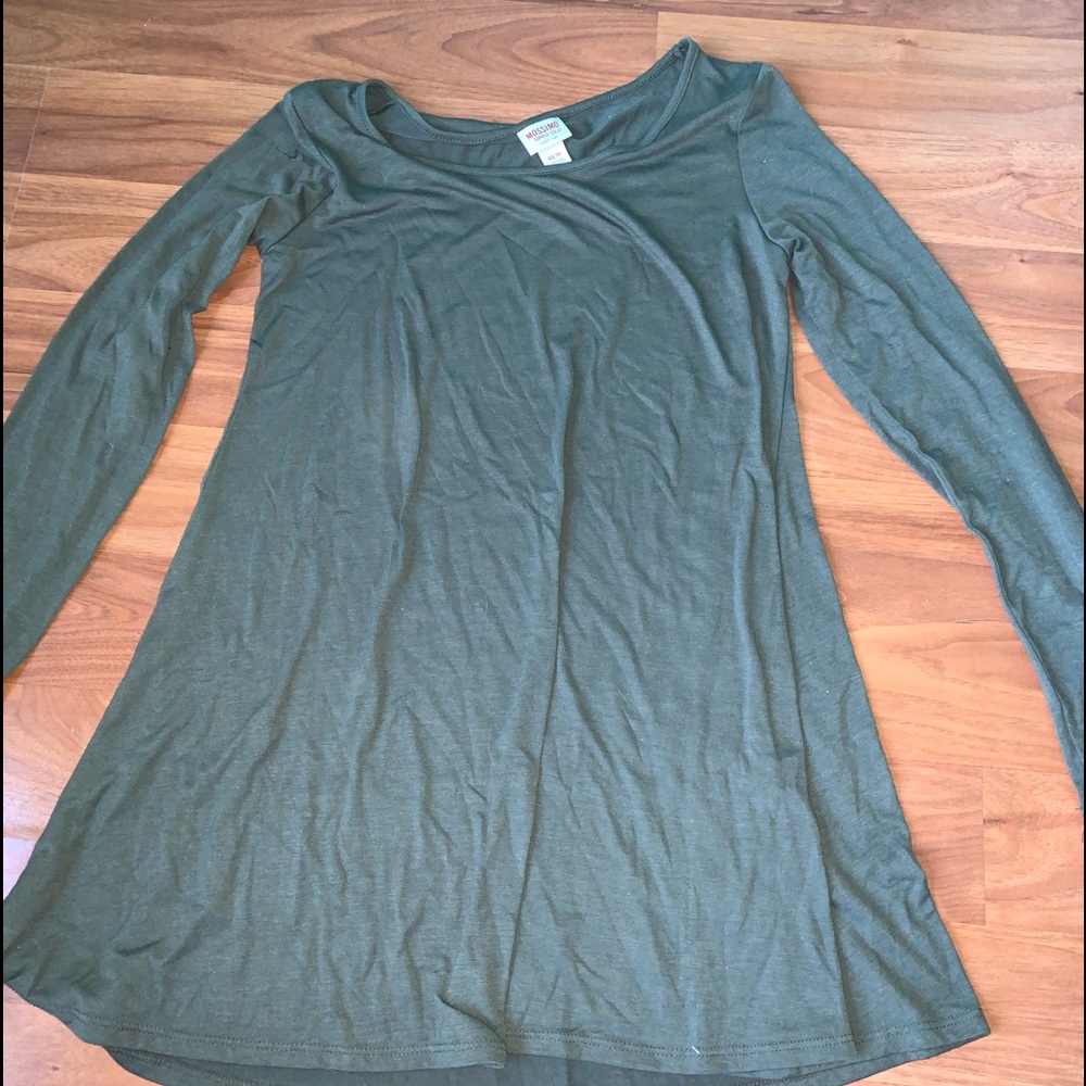 olive green dress